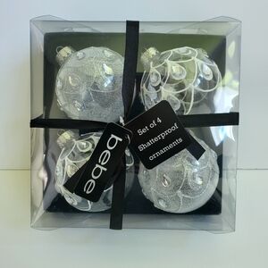 bebe Shatterproof Christmas Ornaments